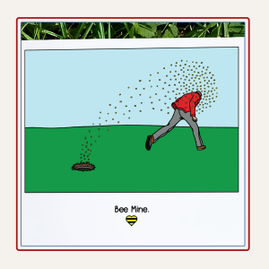 Bee Mine Valentine's Day Card