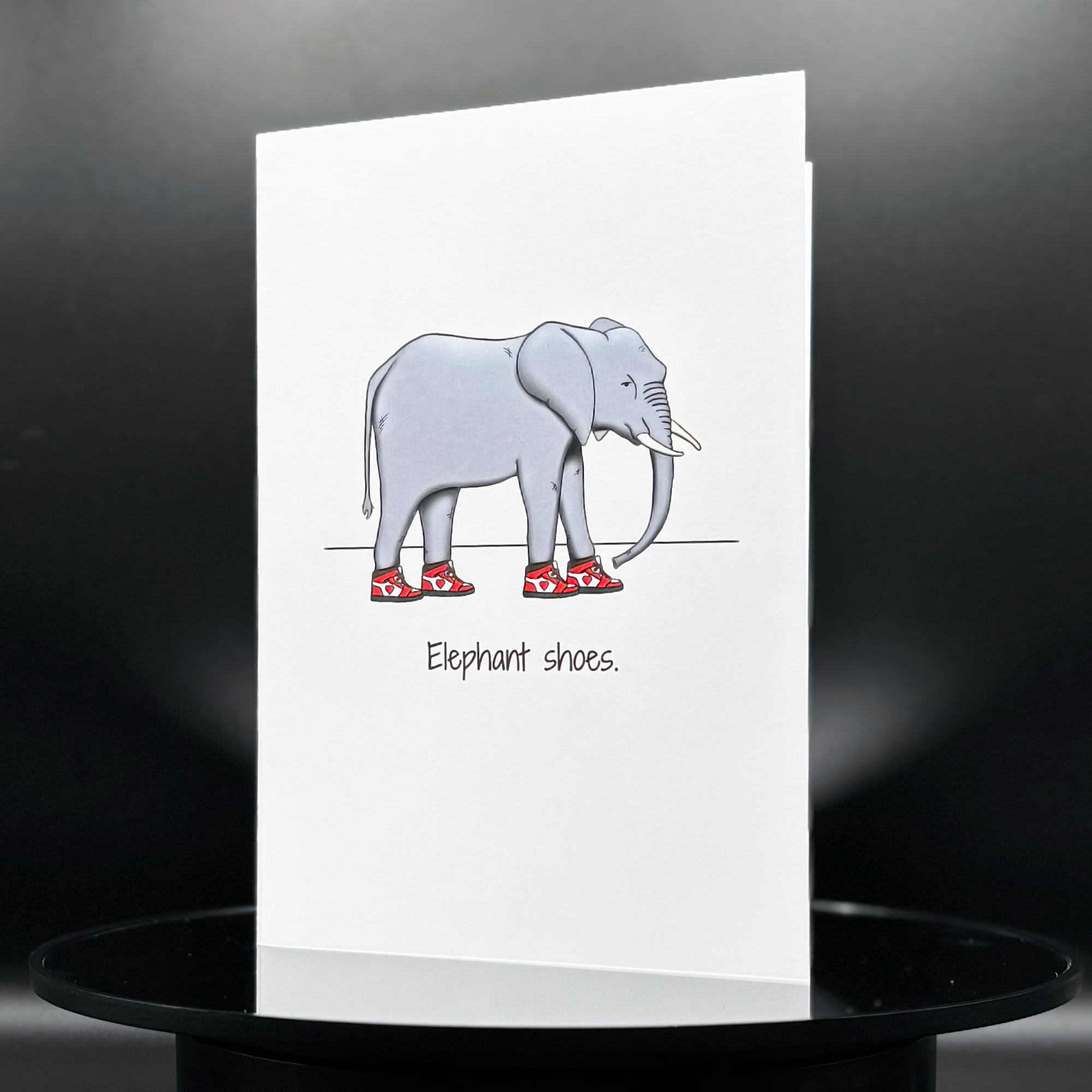 Elephant Shoes Valentine's Day Card - Image 2