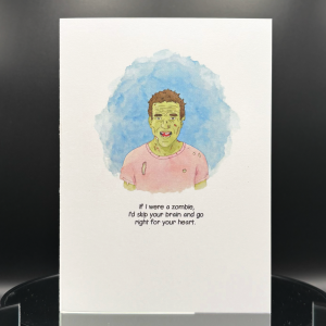 Zom-Be Mine Valentine's Day Card